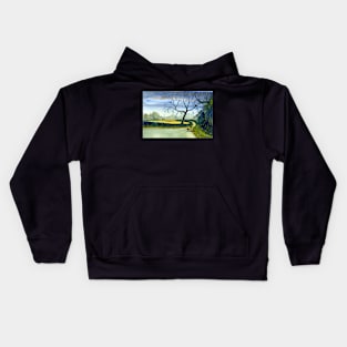 Springtime Walk Kids Hoodie